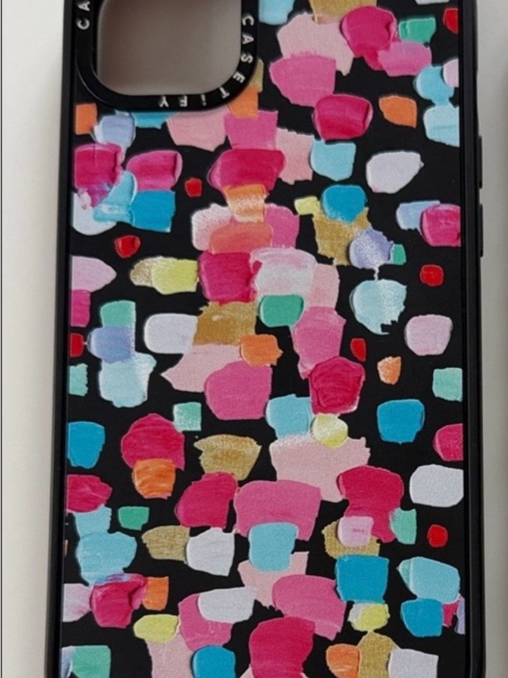 Casetify Multicolor Paint Dot Phone Case - Pink, Blue, Gold, Green